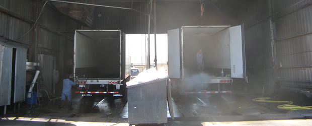 We specialize in hot and cold pressure trailer washouts.